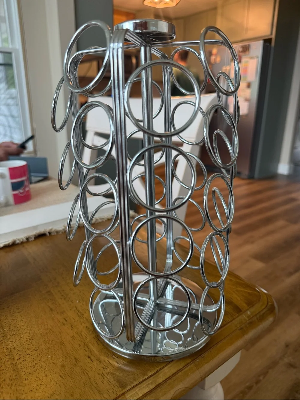 Keurig Rotating Coffee Pod Carousel Holder - Chrome